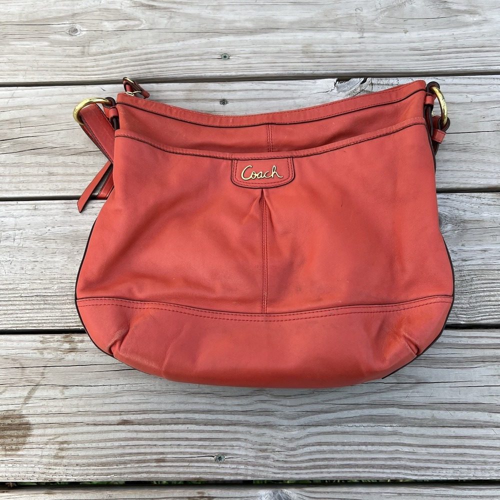 Coach Park Pink Leather Duffle Satchel Purse Convertible 19726 Y2k Authentic